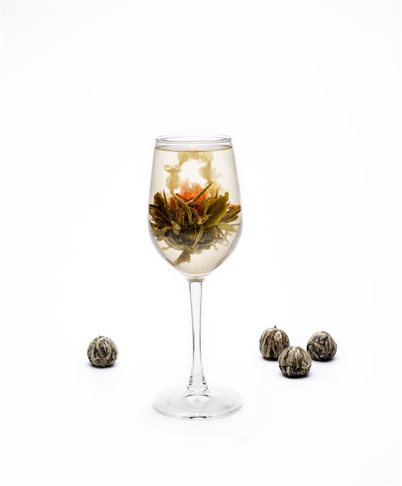 Blooming Flowers And Full Moon